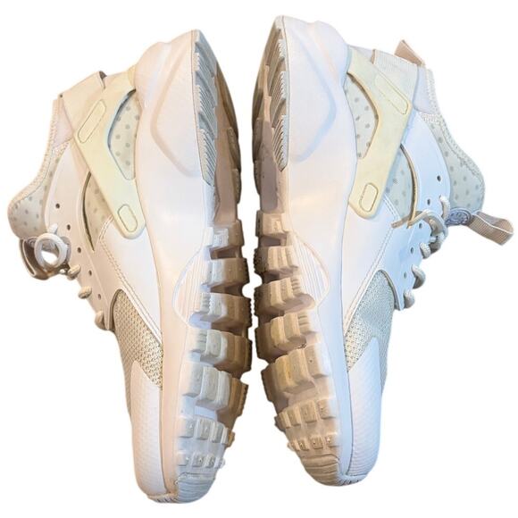 Nike Air Huarache Run Ultra, Triple White, 819685-101, Mens Running, Size 8 - Picture 7 of 7